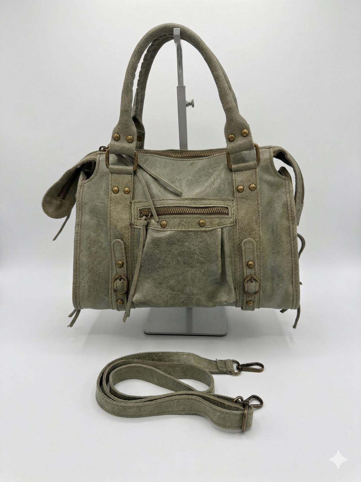 Bella – Medium Size Italian Artisan “Vera Pelle” Handbag -