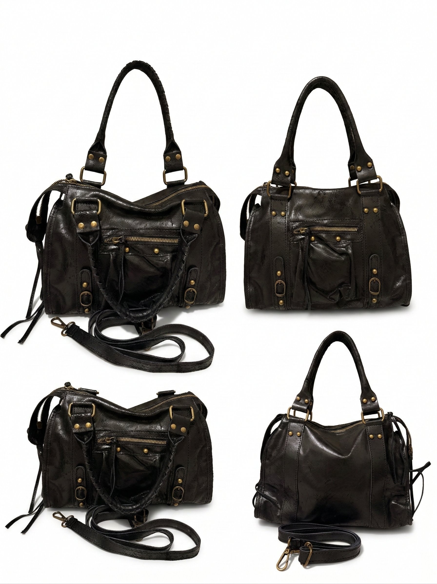 Bella – Medium Size Italian Artisan “Vera Pelle” Handbag -