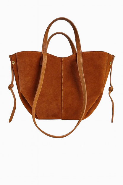 MIA Timeless Italian Craft Tote – Leather & Suede