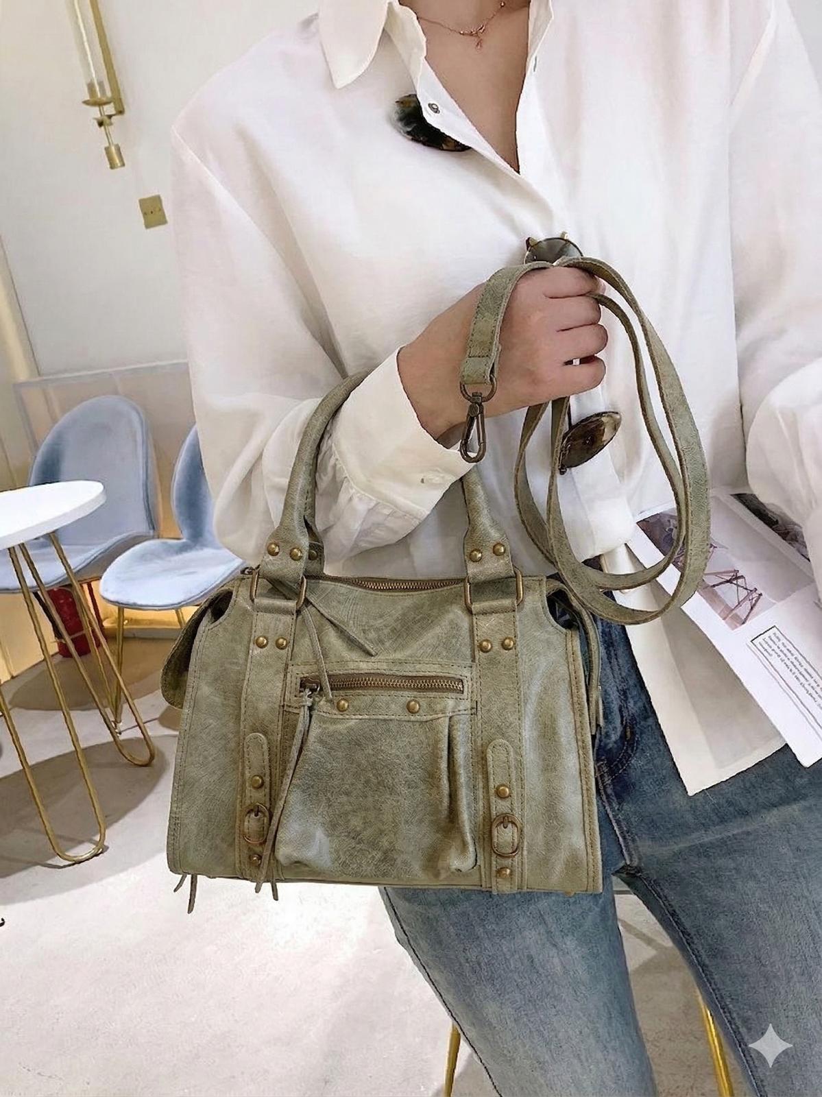 Bella – Medium Size Italian Artisan “Vera Pelle” Handbag -