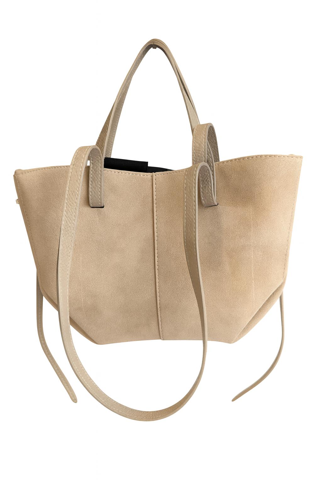 MIA Timeless Italian Craft Tote – Leather & Suede