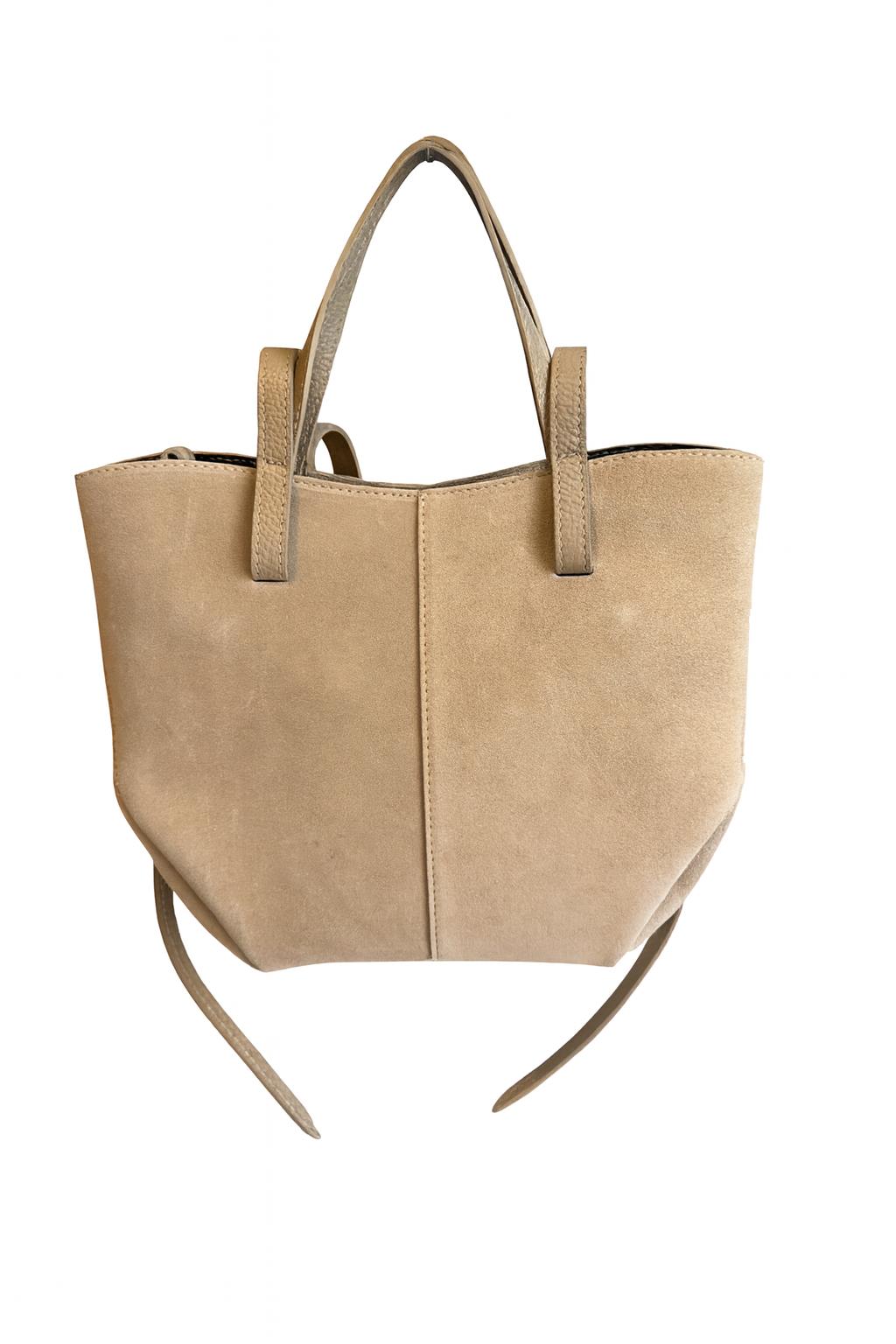 MIA Timeless Italian Craft Tote – Leather & Suede
