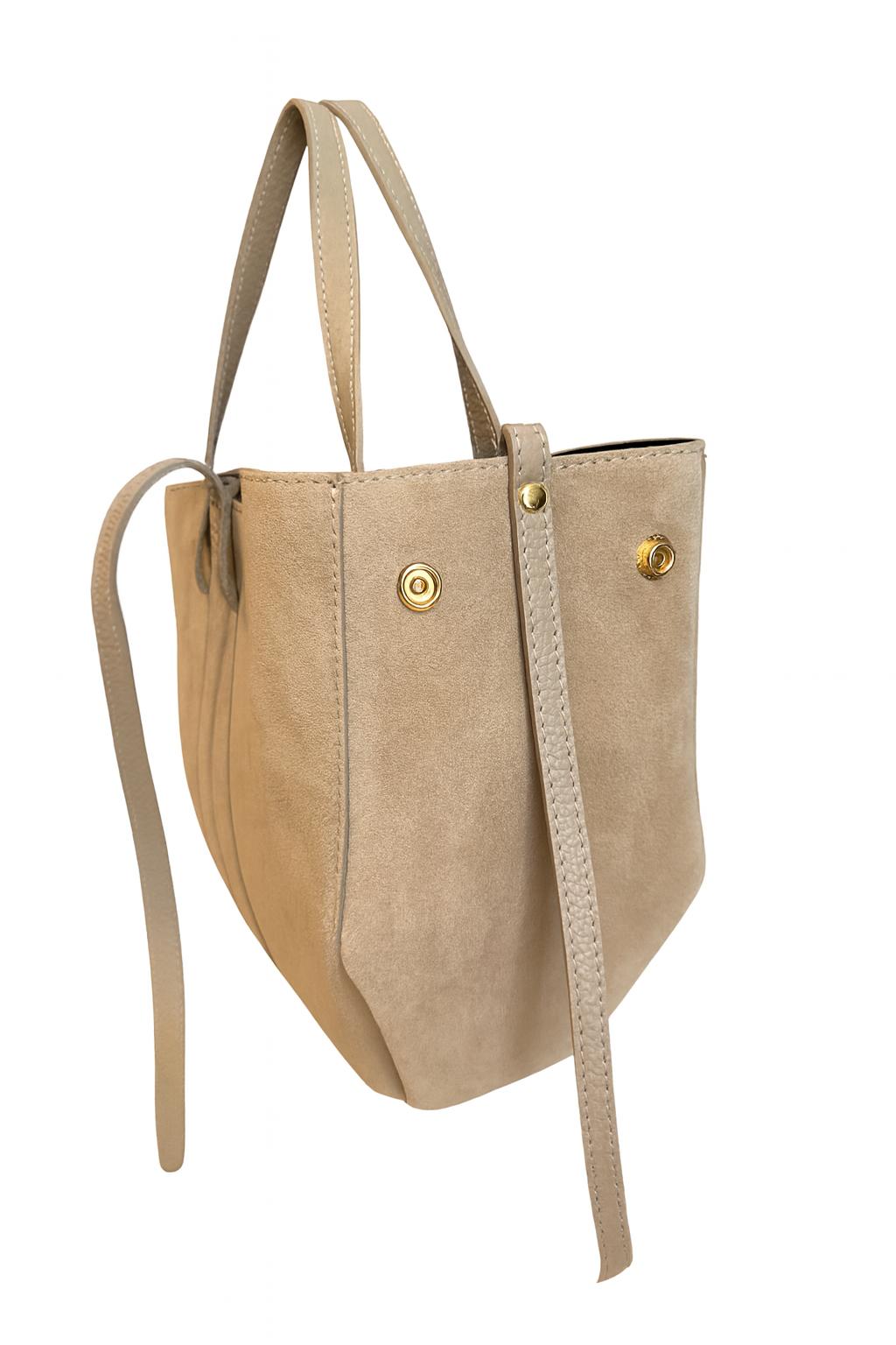 MIA Timeless Italian Craft Tote – Leather & Suede