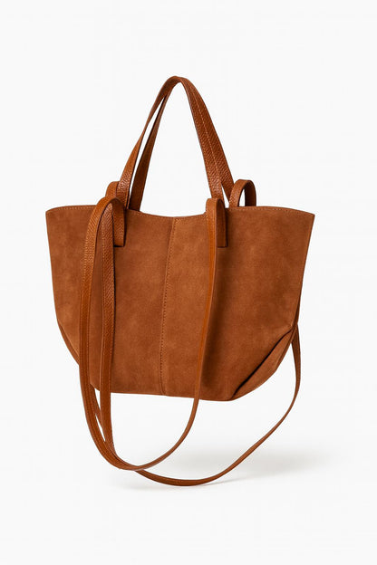 MIA Timeless Italian Craft Tote – Leather & Suede