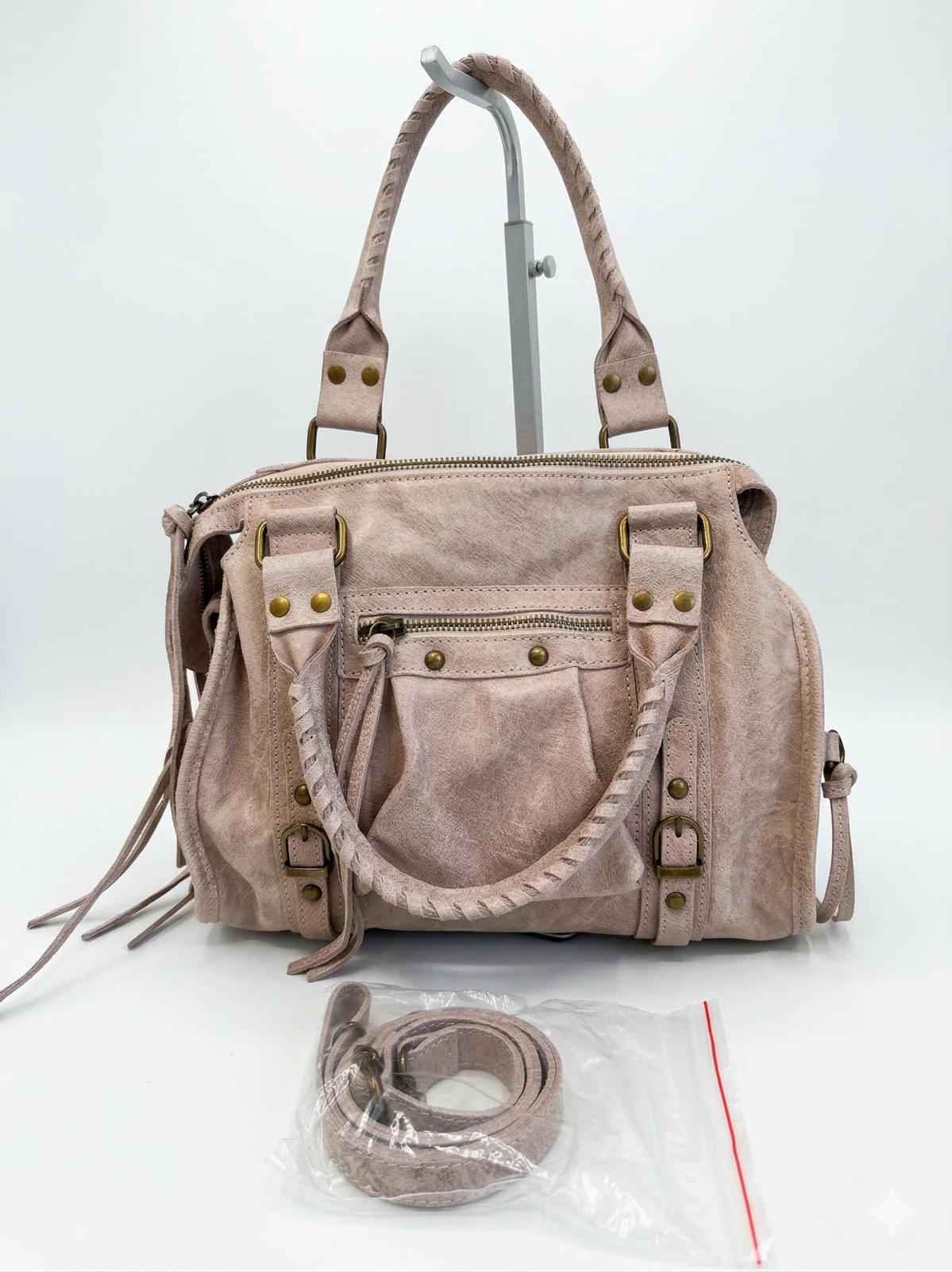Bella – Medium Size Italian Artisan “Vera Pelle” Handbag -
