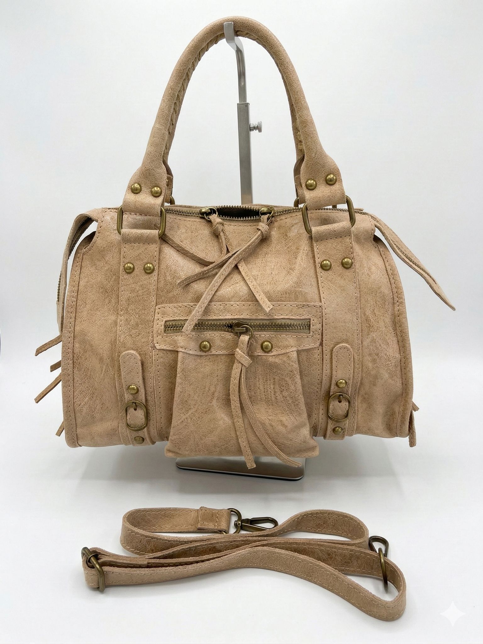 Bella – Medium Size Italian Artisan “Vera Pelle” Handbag -